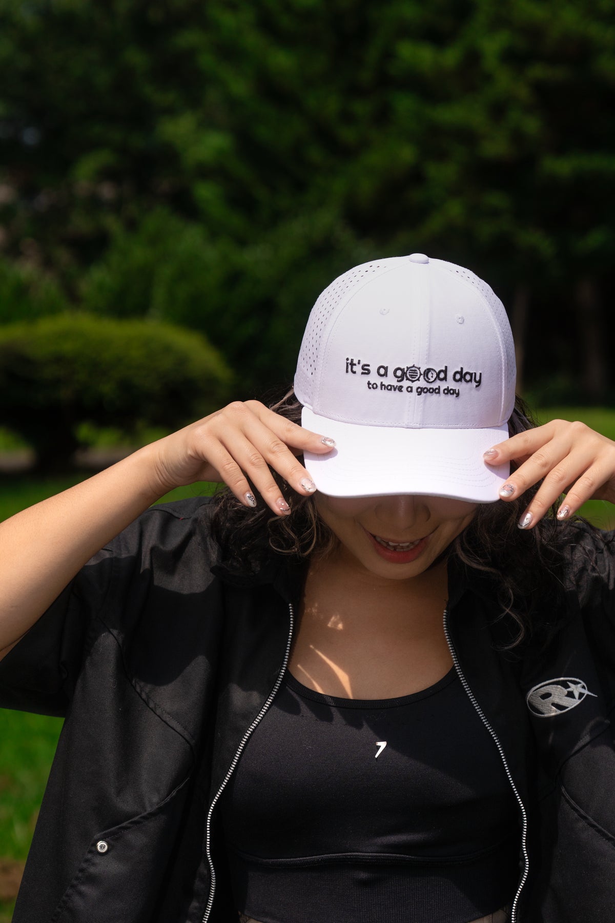 it's a good day to have a good day - embroidered hat